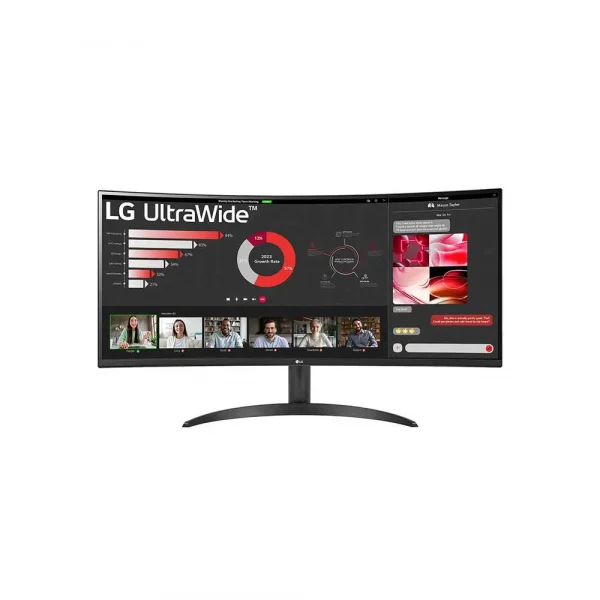 LG 34WR50QC-B 34 Inch QHD Curved Ultrawide Gaming Monitor (34WR50QC-B)