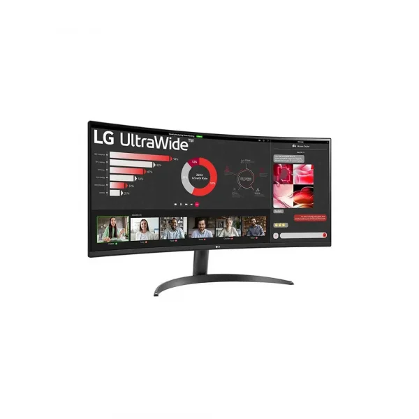 LG 34WR50QC-B 34 Inch QHD Curved Ultrawide Gaming Monitor (34WR50QC-B) - Image 6