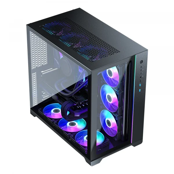 Metallic Gear Neo Qube-Black Cabinet (Mg-Ne620Q_Dbk01) - Image 2