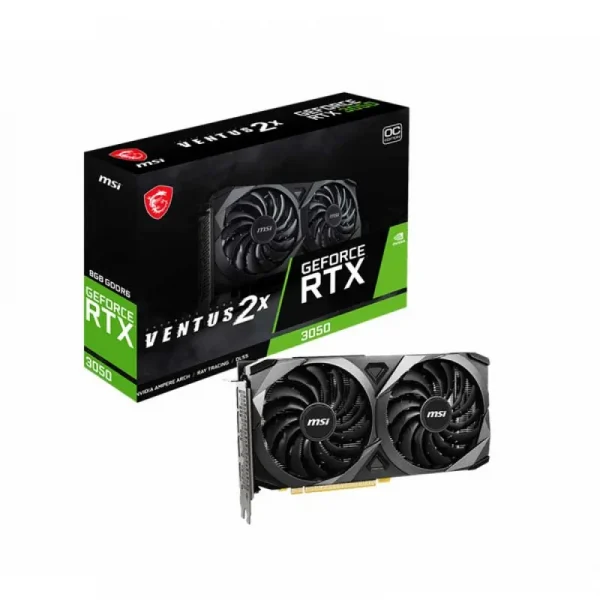 Msi Geforce Rtx 3050 Ventus 2X 8G Oc Gddr6 Graphics Card (GeForce RTX 3050 VENTUS 2X 8G OC)