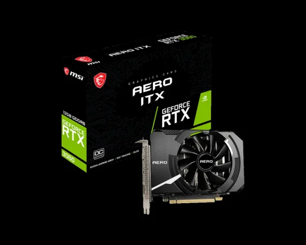 Msi Geforce Rtx 3060 Aero Itx 12Gb Oc Graphics Card