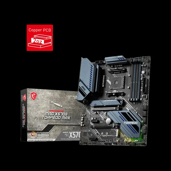 Msi Mag X570S Torpedo Max Amd Am4 Atx Motherboard (MAG X570S TORPEDO MAX)