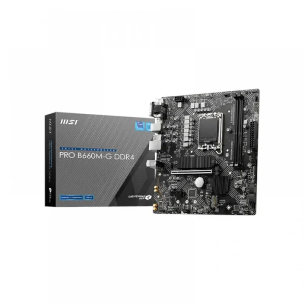 Msi Pro B660M-G DDR4 LGA1700 Matx Motherboard (Pro B660m-g Ddr4)