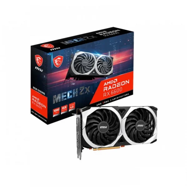 Msi Radeon Rx 6600 Mech 2X 8G Gddr6 Graphics Card