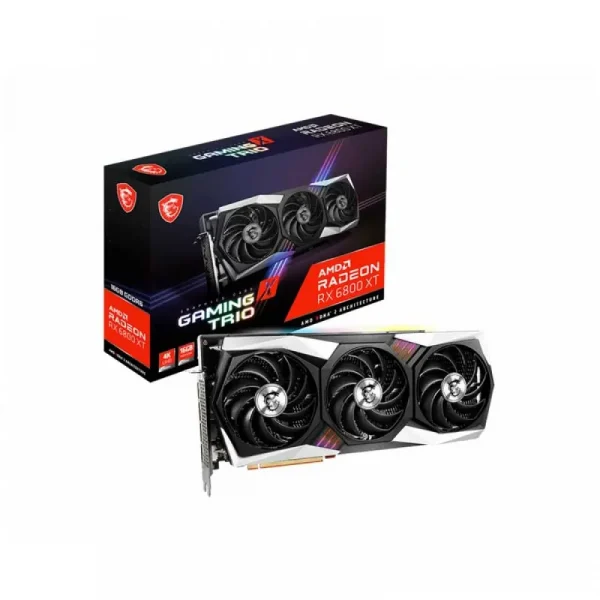 Msi Radeon Rx 6800 Xt Gaming X Trio 16Gb Gddr6 Graphics Card