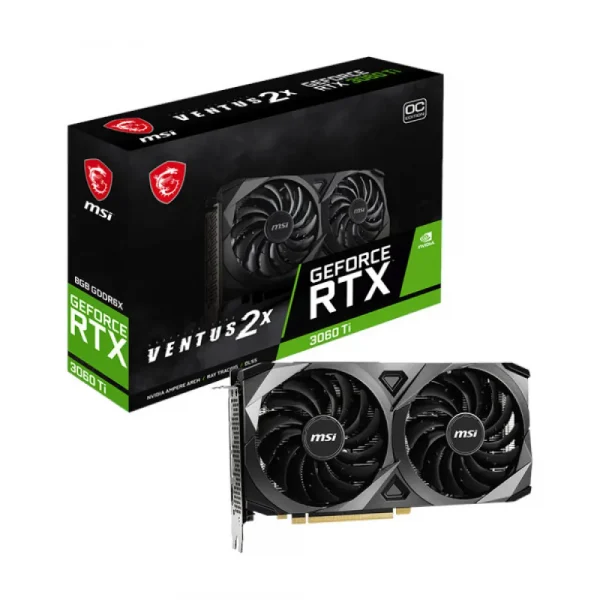 Msi GeForce Rtx 3060 Ti Ventus 2x Oc 8Gb Gddr6X Graphics Card