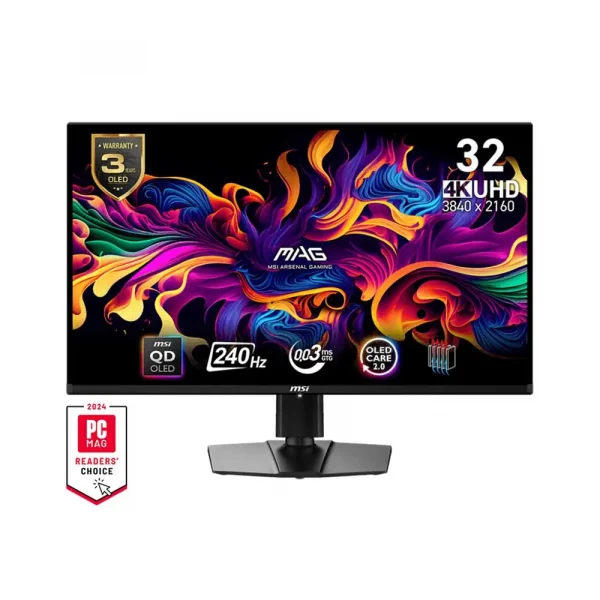 Msi Mag 321UPX 32 Inch QD-OLED UHD Gaming Monitor