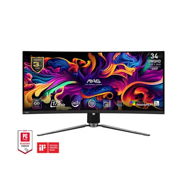 Msi Mag 341CQP QD-OLED 34 Inch UWQHD Monitor