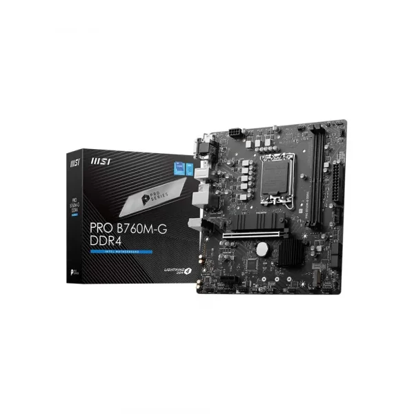 Msi Pro B760M-G Ddr4 Lga1700 Matx Motherboard (PRO-B760M-G-DDR4)