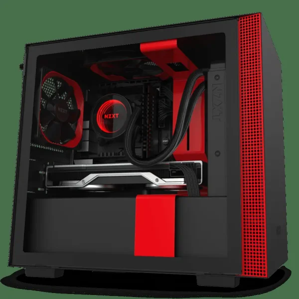 Nzxt Cabinet H210 (Black Red)