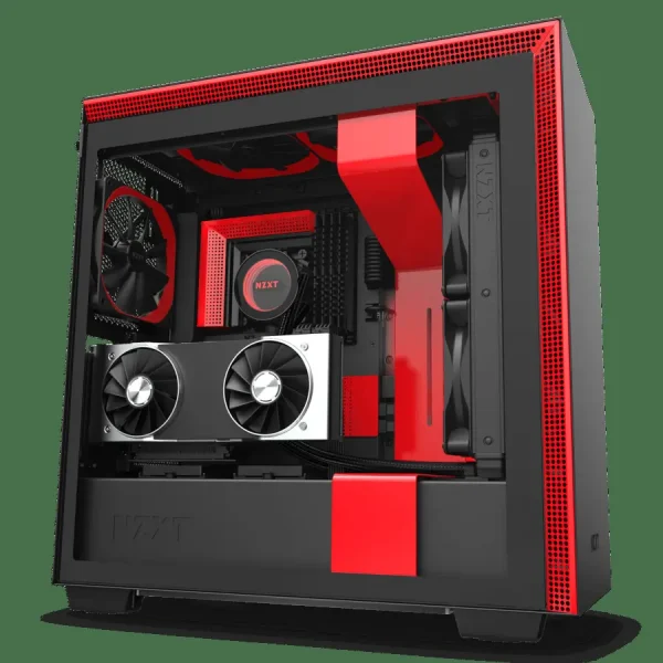 Nzxt Cabinet H710I (Black Red)