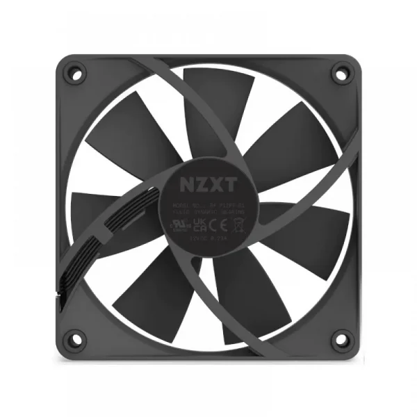 Nzxt F120p 120m Static Pressure Fan (Black) (RF-P12SF-B1) - Image 3