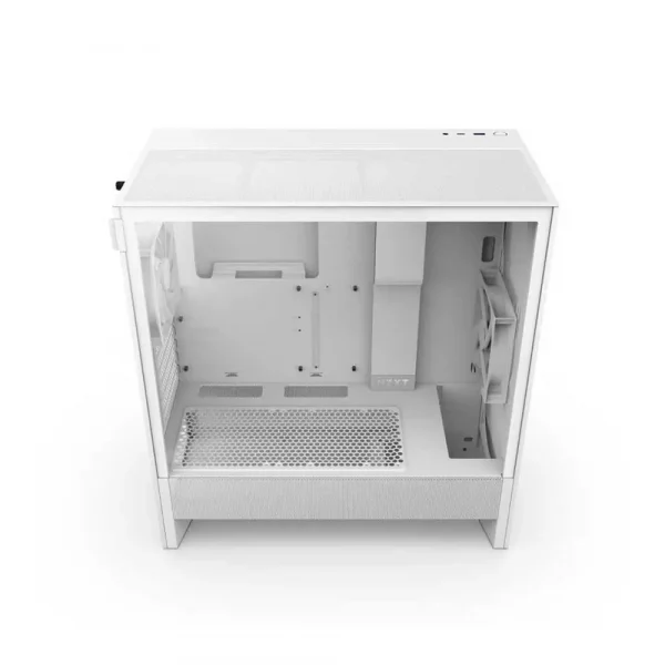 NZXT H5 Flow Compact Mid Tower ATX Cabinet White (CC-H52FW-01) - Image 2