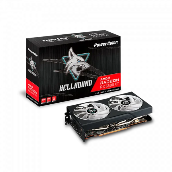 Powercolor Rx 6600 Xt Helhound 8Gb Graphics Card (Axrx-6600Xt-8Gbd6-3Dhl)