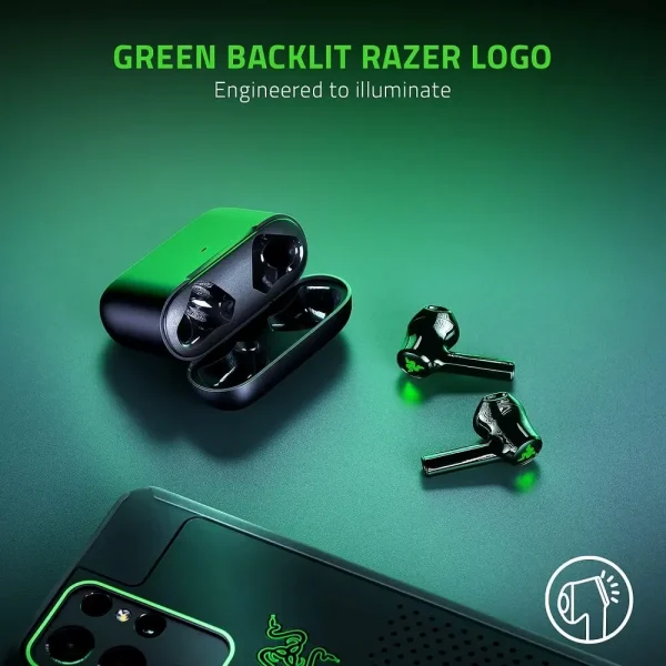 Razer Hammerhead True Wireless X Earbuds (Black) (RZ12-03830100-R3U1) - Image 4