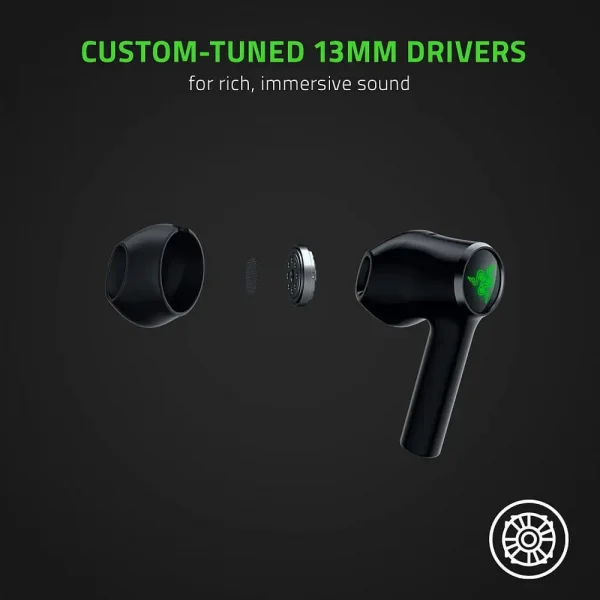 Razer Hammerhead True Wireless X Earbuds (Black) (RZ12-03830100-R3U1) - Image 2