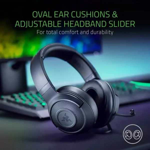 Razer Kraken X Virtual Surround Sound Gaming Headset - Image 4