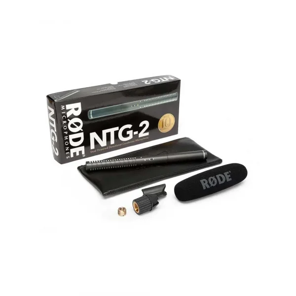 Rode NTG2 Condenser Shotgun Microphone (Black) - Image 2