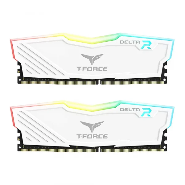 Teamgroup T-Force Delta Rgb Ddr4 32Gb(2X16Gb) 3200Mhz Ram (White) (Tf4D432G3200Hc16Fdc01) - Image 2