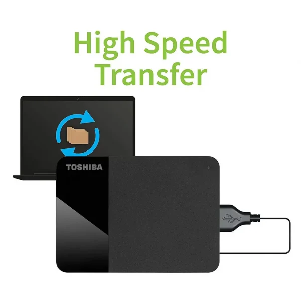 Toshiba Canvio Ready 1Tb Portable Hard Drive With Superspeed Usb 3.0 (Hdtp310Ak3Aa) - Image 4