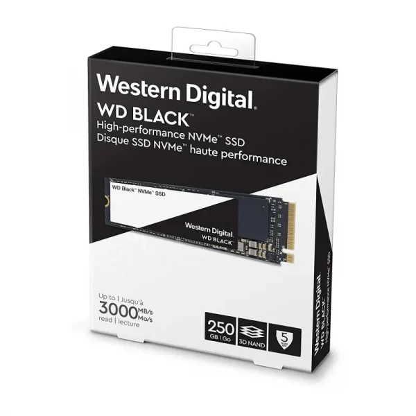 Wd 250Gb M.2 2280 Pc Ssd - Black