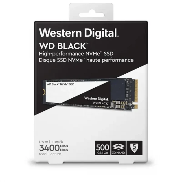 Wd 500Gb M.2 2280 Pc Ssd - Black