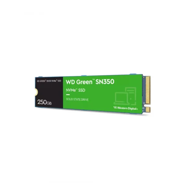 WD Green SN350 250Gb PciE Gen3 Nvme M.2 Internal Ssd (WDS250G2G0C)