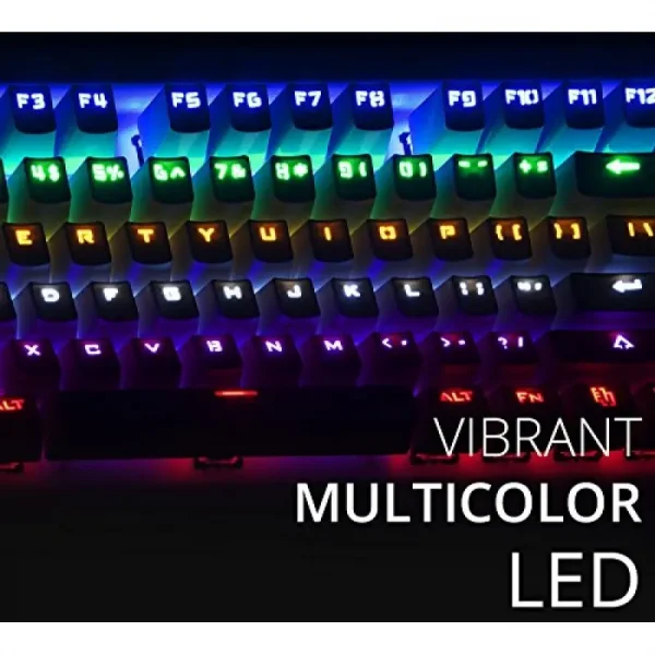 Zebronics Max Plus Usb Mechanical Multicolor Led Gaming Keyboard - Image 5