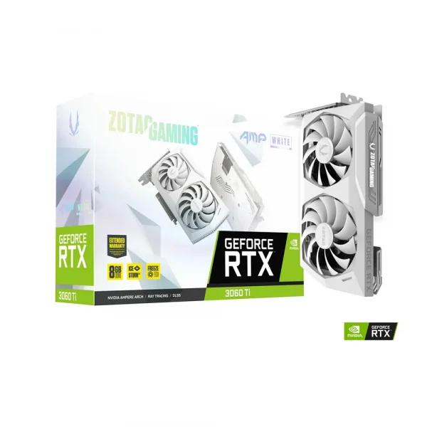 Zotac Gaming Geforce Rtx 3060 Ti Amp White Edition Lhr Graphics Card (Zt-A30610F-10Plhr)