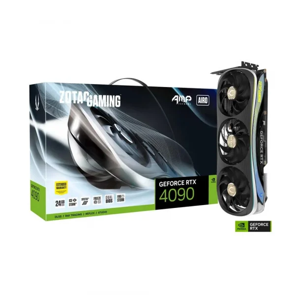 Zotac Gaming GeForce Rtx 4090 Amp Extreme Airo 24GB Graphics Card (ZT-D40900B-10P)