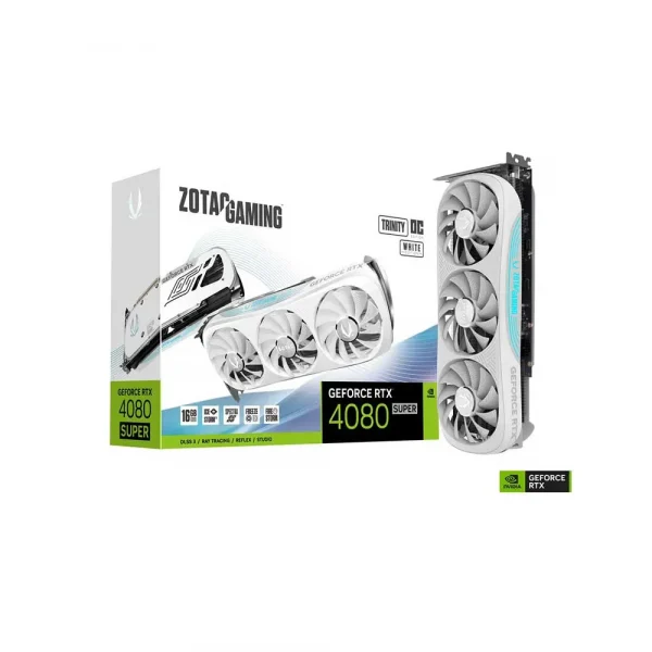 Zotac Rtx 4080 Super Trinity Oc White Edition 16Gb Gddr6X Graphics Card (ZT-D40820Q-10P)