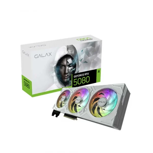 Galax Rtx 5080 Ex Gamer 1-Click Oc White 16Gb GDDR7 Graphics Card