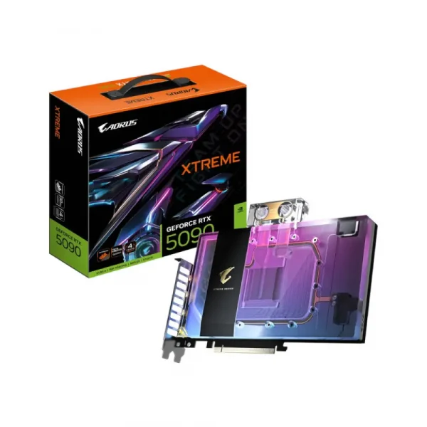 Gigabyte AORUS RTX 5090 Xtreme Waterforce WB 32Gb GDDR7 Graphics Card (GV-N5090AORUSX-WB-32GD)