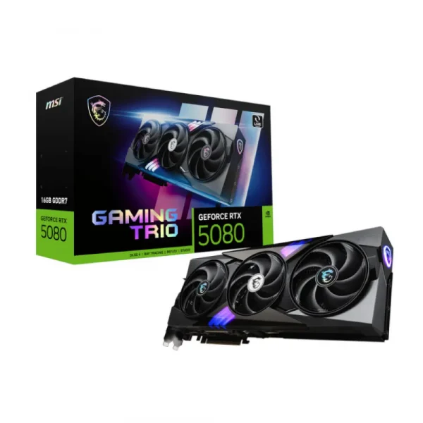 Msi Rtx 5080 Gaming Trio 16Gb GDDR7 Graphics Card (G5080-16GT)