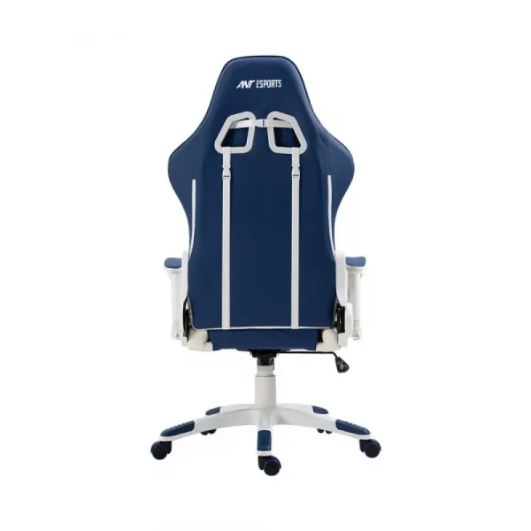 Ant ESports 9077 Ergonomic Gaming Chair White-Blue (9077-BLUE) - Image 3