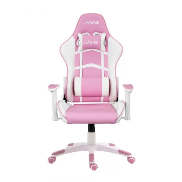 Ant ESports 9077 Ergonomic Gaming Chair White-Pink (9077-PINK)