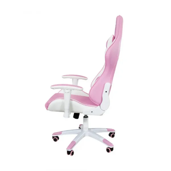 Ant ESports 9077 Ergonomic Gaming Chair White-Pink (9077-PINK) - Image 3