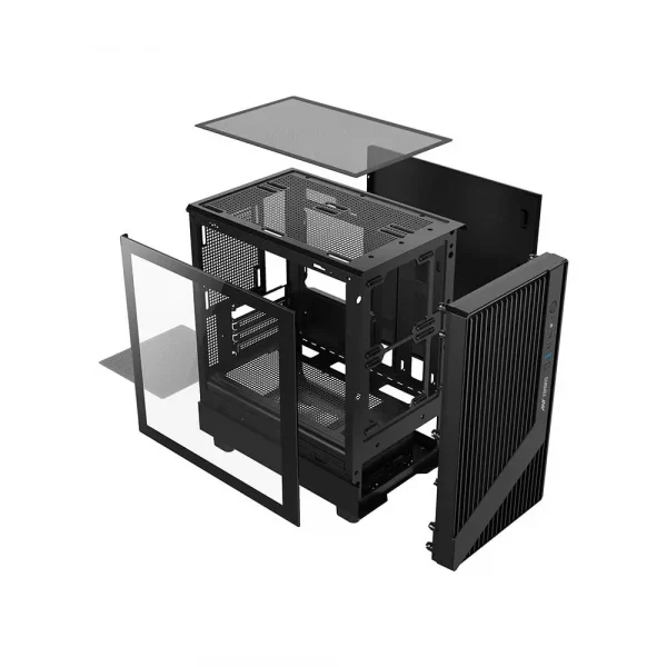 Ant Esports 120 Air Mini M-ATX Gaming Cabinet Black (AESP0331) - Image 8