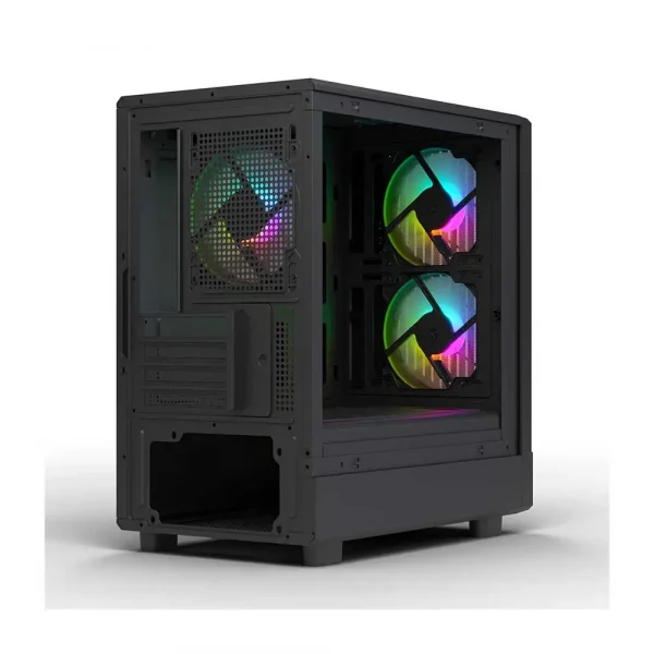 Ant Esports 120 Air Mini M-ATX Gaming Cabinet Black (AESP0331) - Image 9