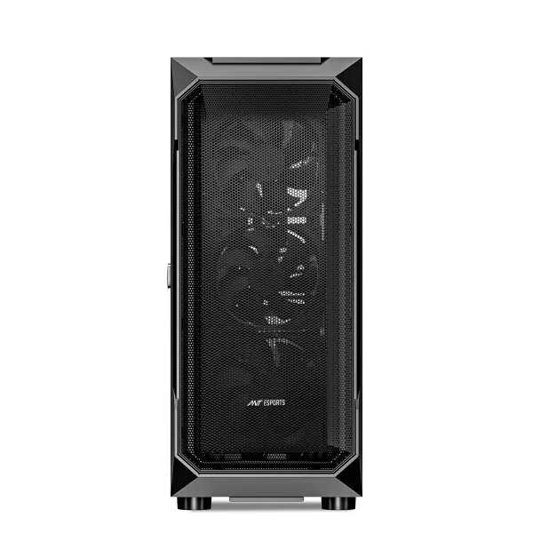 Ant Esports ICE-410 PS E-ATX Mid Tower Gaming Cabinet Black (AESP0321) - Image 3