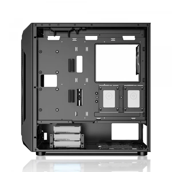 Ant Esports ICE-410 PS E-ATX Mid Tower Gaming Cabinet Black (AESP0321) - Image 9