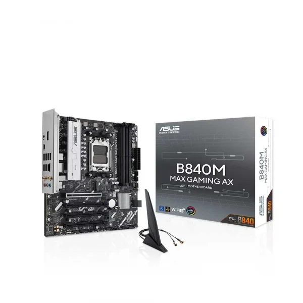 Asus B840M Max Gaming AX AM5 Micro-ATX Motherboard