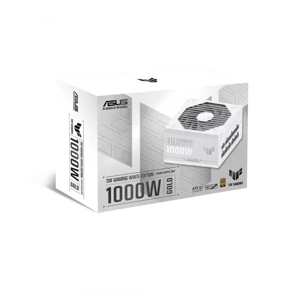 Asus Tuf Gaming 1000W Gold ATX 3.1 Power Supply White Edition