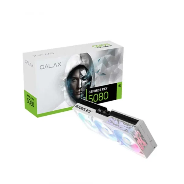 Galax RTX 5080 1-Click OC White 16Gb GDDR7 Graphics Card