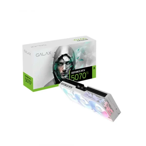 Galax Rtx 5070 Ti 1-Click OC White 16Gb GDDR7 Graphics Card (57IZN6MDBCWH)