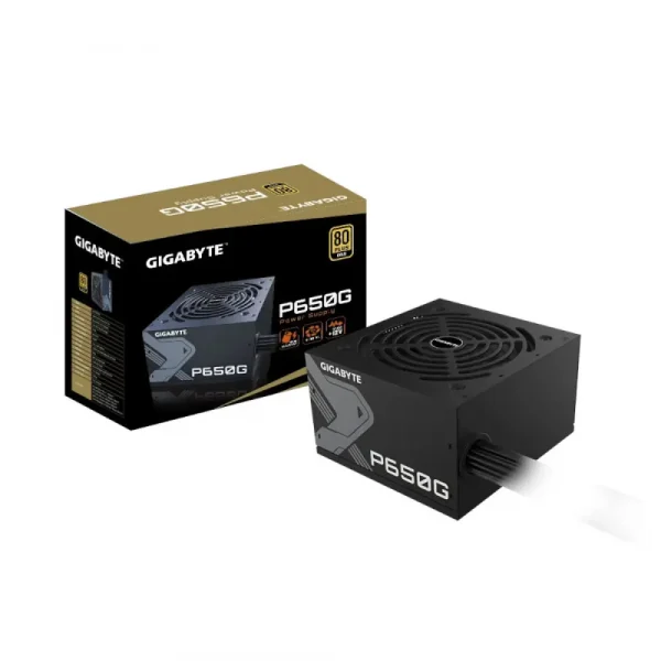 Gigabyte P650G 650 Watt 80 Plus Gold Power Supply (GP-P650G)