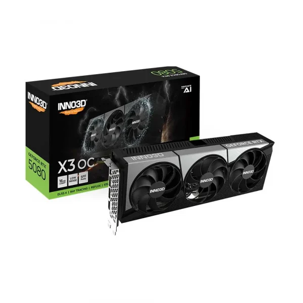 Inno3D RTX 5080 X3 OC 16Gb GDDR7 Graphics Card (N50803-16D7X-17603930)