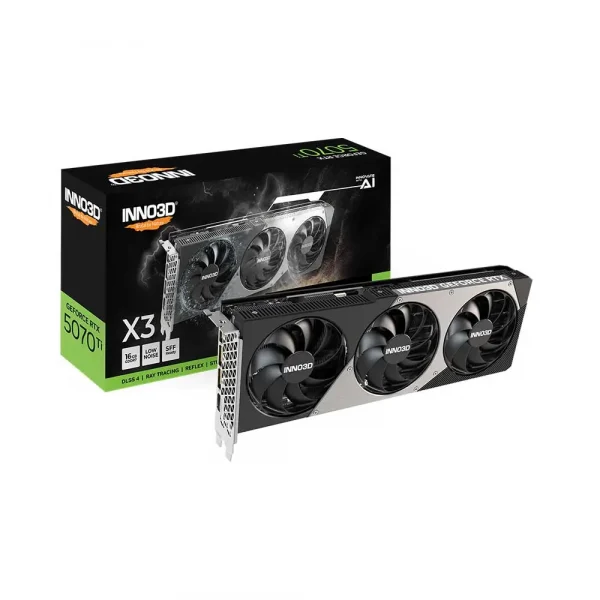 Inno3D Rtx 5070 Ti X3 16Gb GDDR7 Graphics Card (N507T3-16D7-176068N)