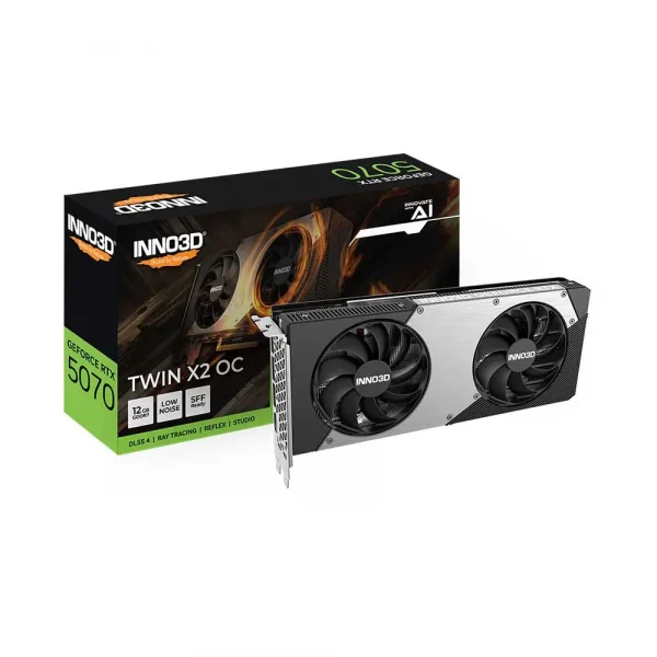 Inno3D Rtx 5070 Twin X2 OC 12Gb GDDR7 Graphics Card (N50702-12D7X-195064N)