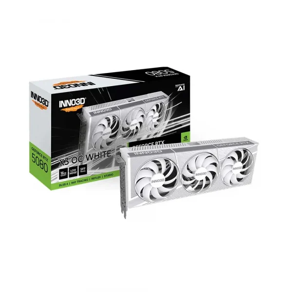 Inno3D Rtx 5080 X3 OC White 16Gb GDDR7 Graphics Card (N50803-16D7X-17605211)